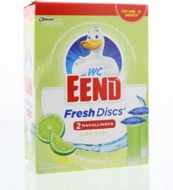 WC Eend Fresh Discs Navul Duo Lime 72 Ml -Reinigingsproducten 1096x1200