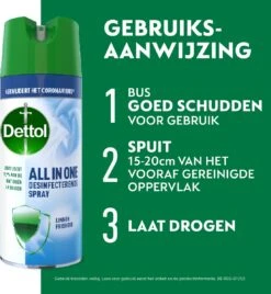 Dettol All In One Disinfectant Spray Linen - 400ml -Reinigingsproducten 1108x1200