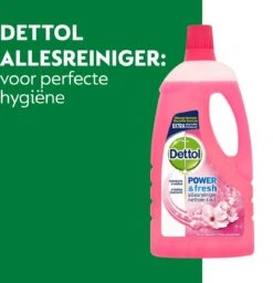 Dettol - Power & Fresh - Allesreiniger - Kersenbloesem - 8 X 1 Liter -Reinigingsproducten 1157x1200