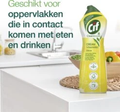Cif CleanBoost Cream Citroen Schuurmiddel - 8 X 750 Ml - Voordeelverpakking 11 Cif CleanBoost Cream Citroen Schuurmiddel - 8 X 750 Ml - Voordeelverpakking -Reinigingsproducten 1200x1118 1