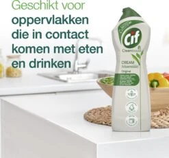 Cif CleanBoost Cream Original Schuurmiddel - 8 X 750 Ml - Voordeelverpakking 17 Cif CleanBoost Cream Original Schuurmiddel - 8 X 750 Ml - Voordeelverpakking -Reinigingsproducten 1200x1118 3