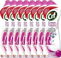 CIF Cream Pink Flower - 8 X 500 Ml - Schuurmiddel - Voordeelverpakking 7 CIF Cream Pink Flower - 8 X 500 Ml - Schuurmiddel - Voordeelverpakking -Reinigingsproducten 1200x1132