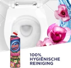 Glorix WC Powergel Toiletreiniger Pink Flower - 6 X 750 Ml - Voordeelverpakking -Reinigingsproducten 1200x1147 5