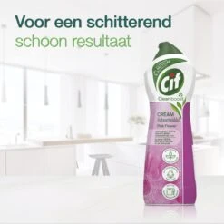 Cif CleanBoost Cream Pink Schuurmiddel - 8 X 750 Ml - Voordeelverpakking -Reinigingsproducten 1200x1199 2