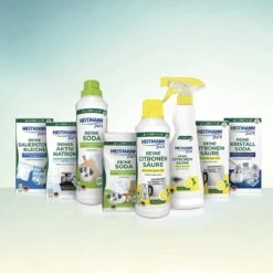 HEITMANN Pure Ontkalker- Citroenzuur Ontkalker, Natuurvriendelijke Kalkreiniger Voor Een Hygiënische Reiniging - Poeder, 1x 350 G -Reinigingsproducten 1200x1200 211