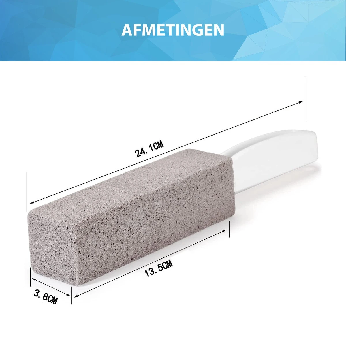 YONO Puimsteen Voor WC Schoonnmaken - Toilet Reiniging Ontkalken - Pumice Stone Toiletblok - 2 Stuks 7 YONO Puimsteen Voor WC Schoonnmaken - Toilet Reiniging Ontkalken - Pumice Stone Toiletblok - 2 Stuks - Afbeelding 5