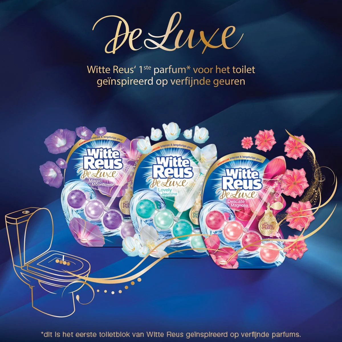 Witte Reus DeLuxe Toiletblok - Delicate Magnolia - WC Blokjes Voordeelverpakking - 10 Stuks 9 Witte Reus DeLuxe Toiletblok - Delicate Magnolia - WC Blokjes Voordeelverpakking - 10 Stuks - Afbeelding 7