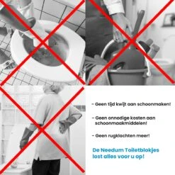 Needum Toiletblokjes Voor Inbouwreservoirs - WC Blokjes - Toiletblokken In Een Voordeelverpakking - 12 Stuks -Reinigingsproducten 1200x1200 303