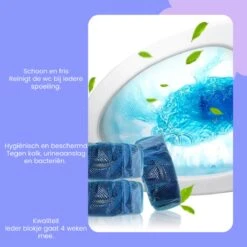 Merkloos Toiletblokjes Voor Inbouwreservoirs – WC-blokjes – Toiletblokken In Een Voordeelverpakking – 30 Stuks -Reinigingsproducten 1200x1200 365