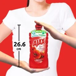 Ajax® Ajax Allesreiniger Fête Des Fleur Rode Bloem 8 X 1L - Voordeelverpakking 12 Ajax® Ajax Allesreiniger Fête Des Fleur Rode Bloem 8 X 1L - Voordeelverpakking -Reinigingsproducten 1200x1200 89