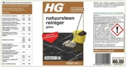 HG Natuursteenreiniger Glans (product 37) - 1L - Voor Regelmatig Gebruik Van Marmer En Kalkhoudend Natuursteen -Reinigingsproducten 1200x642 1