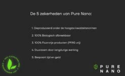 PURE NANO Glas - Nano Coating Voor 5 Jaar Heldere Ramen Met Minder Schoonmaakwerk - 250 Ml -Reinigingsproducten 1200x730