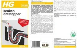 HG Keukenontstopper - 1L - De NR1 Ontstopper - Biologisch Afbreekbaar 9 HG Keukenontstopper - 1L - De NR1 Ontstopper - Biologisch Afbreekbaar -Reinigingsproducten 1200x741