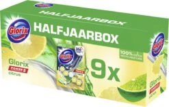 Glorix Power 5 Toiletblokken - Citroen - 7 X 2 Stuks - Voordeelverpakking -Reinigingsproducten 1200x762 1