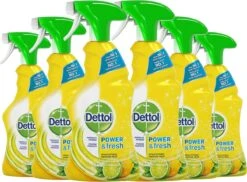 Dettol - Power & Fresh - Allesreinger Spray - Citrus - 6 X 500 Ml -Reinigingsproducten 1200x885