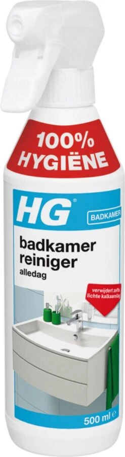HG Badkamerreiniger Alledag - 500ml - Verwijdert Zeepresten, Huidvetten En Lichte Kalkaanslag -Reinigingsproducten 329x1200
