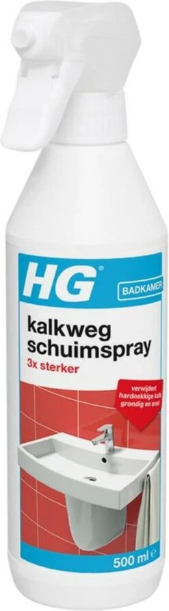 HG Kalkweg Schuimspray 3x Sterker - 500ml - Verwijdert Extreme Kalkresten - 100% Opgelost, 100% Resultaat -Reinigingsproducten 333x1200 1