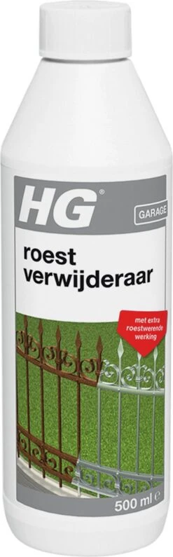 HG Roestverwijderaar - 500 Ml - Verwijdert Roest Zonder Schuren - Roestwerende Werking -Reinigingsproducten 373x1200 1