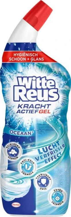 Witte Reus Toiletreiniger - Kracht Actief Gel Oceaan - Voordeelverpakking 10 X 700ml -Reinigingsproducten 393x1200 3