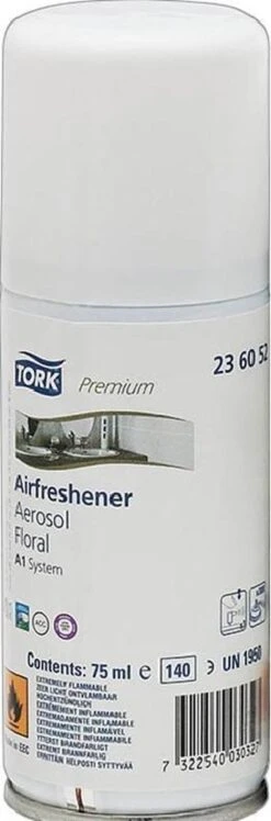 Tork Navulling Voor Luchtverfrisser Bloemen Systeem A1 Flacon Van 75 Ml 13 Tork Navulling Voor Luchtverfrisser Bloemen Systeem A1 Flacon Van 75 Ml -Reinigingsproducten 396x1200