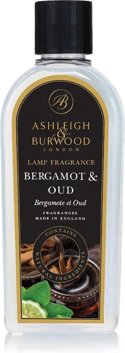 Ashleigh & Burwood Lampenolie Geurolie Bergamot & Oud 500ml 3 Ashleigh & Burwood Lampenolie Geurolie Bergamot & Oud 500ml - Afbeelding 2