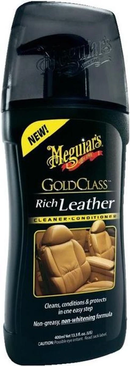 Meguiars G17914 Gold Class Rich Leather Cleaner & Conditioner 400ml 3 Meguiars G17914 Gold Class Rich Leather Cleaner & Conditioner 400ml