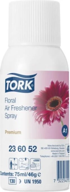 Tork Navulling Voor Luchtverfrisser Bloemen Systeem A1 Flacon Van 75 Ml 15 Tork Navulling Voor Luchtverfrisser Bloemen Systeem A1 Flacon Van 75 Ml -Reinigingsproducten 442x1200