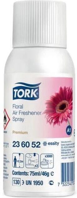 Tork Navulling Voor Luchtverfrisser Bloemen Systeem A1 Flacon Van 75 Ml 11 Tork Navulling Voor Luchtverfrisser Bloemen Systeem A1 Flacon Van 75 Ml -Reinigingsproducten 470x1200