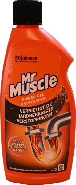 3x Mr. Muscle Power Gel Ontstopper 500 Ml -Reinigingsproducten 492x1200