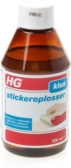 HG Stickerverwijderaar - 300ml - Eenvoudig In Gebruik - 100% Lijmrestenverwijdering 14 HG Stickerverwijderaar - 300ml - Eenvoudig In Gebruik - 100% Lijmrestenverwijdering -Reinigingsproducten 508x1200