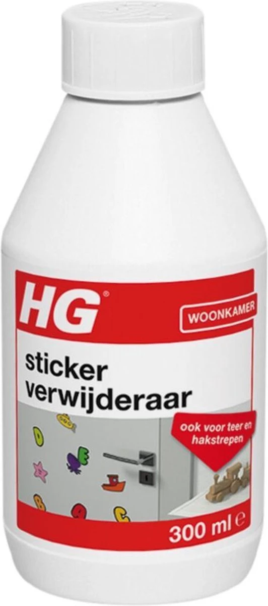HG Stickerverwijderaar - 300ml - Eenvoudig In Gebruik - 100% Lijmrestenverwijdering 3 HG Stickerverwijderaar - 300ml - Eenvoudig In Gebruik - 100% Lijmrestenverwijdering