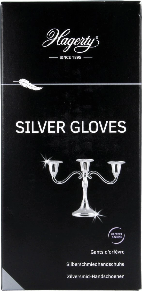 Hagerty Silver Gloves - Geïmpregneerde Handschoenen Voor Het Reinigen Van Zilver En Verzilverde Items 3 Hagerty Silver Gloves - Geïmpregneerde Handschoenen Voor Het Reinigen Van Zilver En Verzilverde Items
