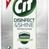 Cif Disinfect & Shine Wipes Doden 99,99% Van De Bacteriën Original Desinfecterende Schoonmaakdoekjes, Van 100% Biologisch Afbreekbaar Textiel 5 X 75 Doekjes -Reinigingsproducten 665x1200
