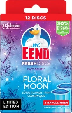 WC-Eend Fresh Discs Floral Moon + Navulling 12 Discs -Reinigingsproducten 767x1200 1