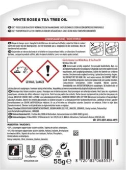 Glorix Aroma Lux Toiletblokken White Rose & Tea Tree Oil - 9 X 55g - Voordeelverpakking -Reinigingsproducten 888x1200 1