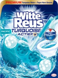Witte Reus Turquoise Actief Toiletblok - Pacific - WC Blokjes Voordeelverpakking - 10 Stuks -Reinigingsproducten 900x1200 2