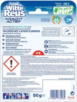 Witte Reus Kracht Actief Toiletblok - Oceaan - WC Blokjes Voordeelverpakking - 10 Stuks 29 Witte Reus Kracht Actief Toiletblok - Oceaan - WC Blokjes Voordeelverpakking - 10 Stuks -Reinigingsproducten 900x1200 7