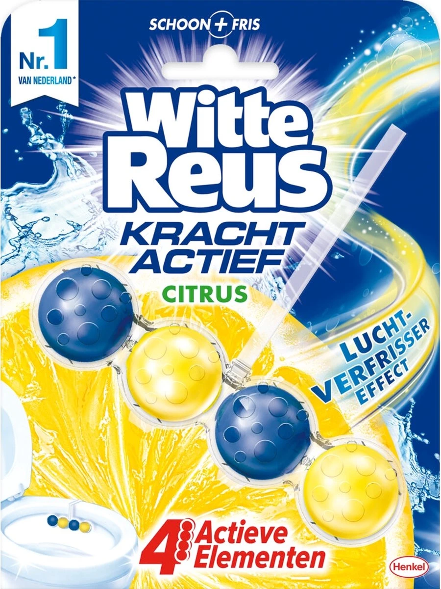 Witte Reus Kracht Actief Toiletblok - Citrus - WC Blokjes Voordeelverpakking - 10 Stuks 18 Witte Reus Kracht Actief Toiletblok - Citrus - WC Blokjes Voordeelverpakking - 10 Stuks - Afbeelding 16