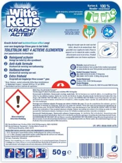 Witte Reus Kracht Actief Toiletblok - Oceaan - WC Blokjes Voordeelverpakking - 10 Stuks 23 Witte Reus Kracht Actief Toiletblok - Oceaan - WC Blokjes Voordeelverpakking - 10 Stuks -Reinigingsproducten 901x1200 4