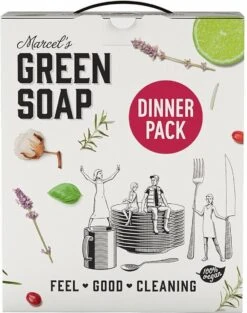 Marcel's Green Soap Dinner Pack - 1 X 1 Box -Reinigingsproducten 947x1200 1