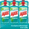 Ajax® Ajax Allesreiniger Eucalyptus 6 X 1.25L - Voordeelverpakking -Reinigingsproducten 952x1200