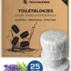 Witte Toiletblokjes Voor Inbouwreservoir Voor O.a Geberit En Grohe - 25 Stuks - Met Lavendel - Vlekvrij - Stortbakblokjes -Reinigingsproducten 965x1200